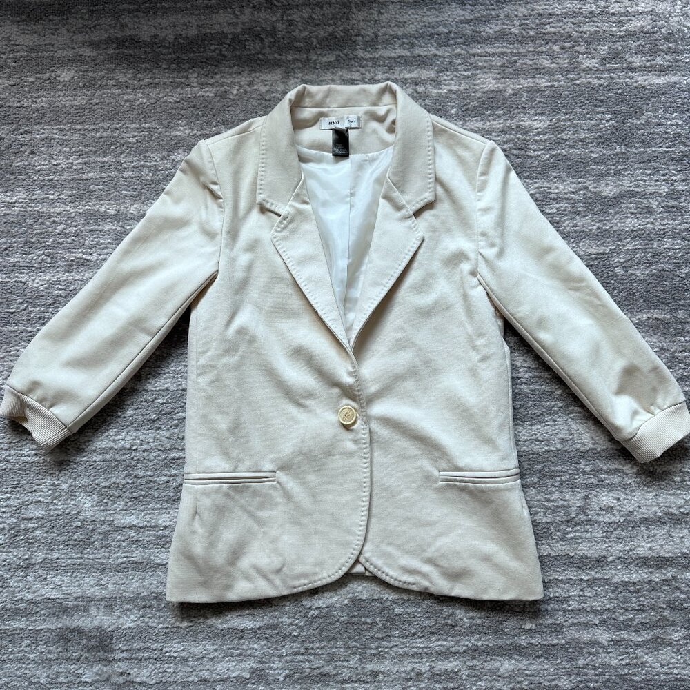 Mango Cream Blazer
